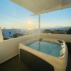 Sunset Fabrica Town , Mykonos Town Greece
